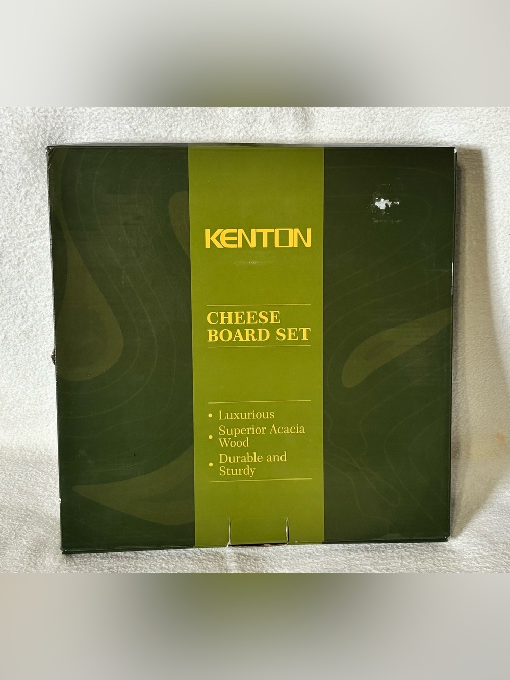 Kenton Cheese Board Set - Olive Green